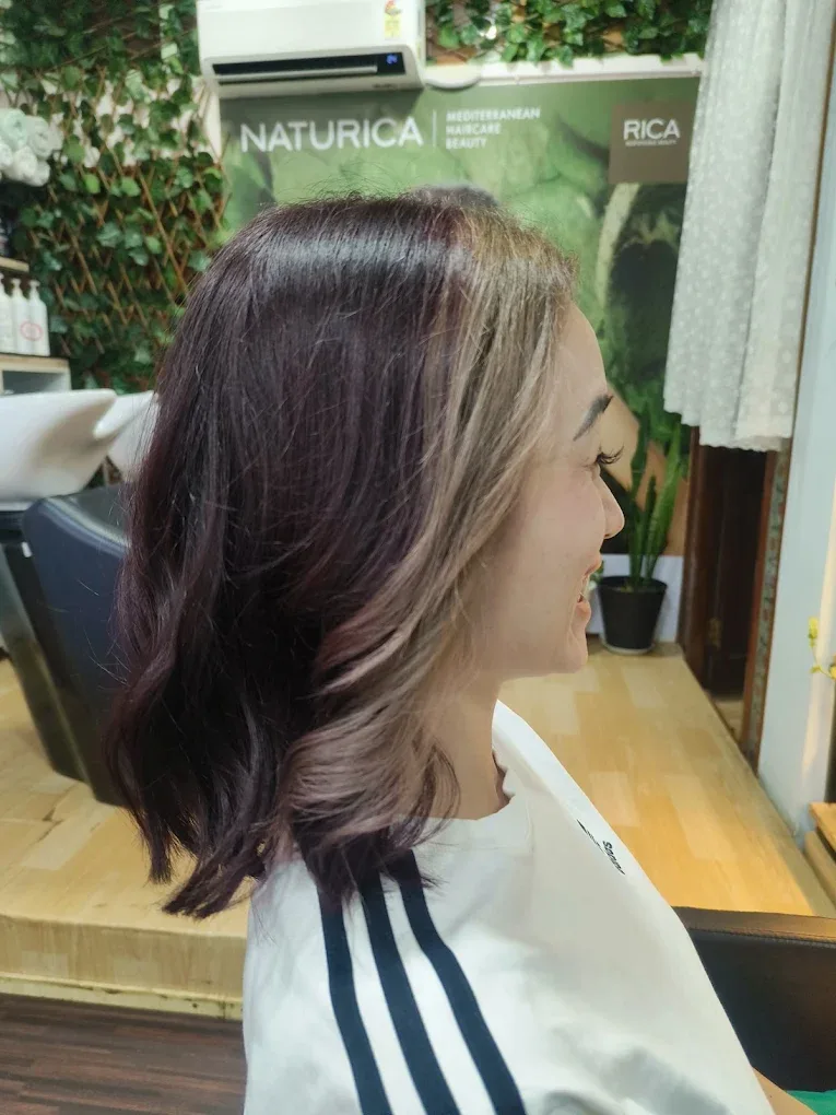Blow dry hair styling at Pixie Salon Jakkasandra Bengaluru