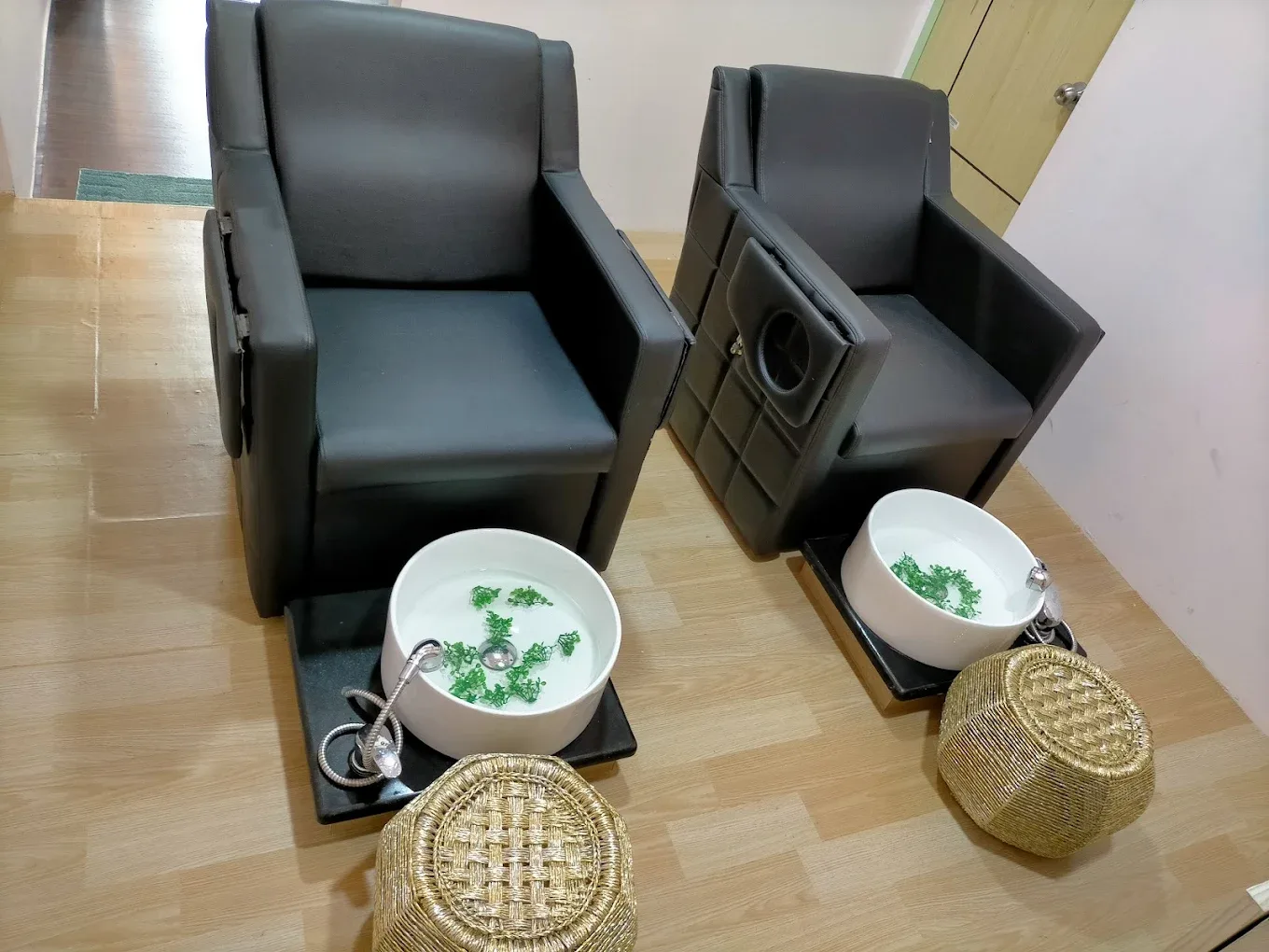 Modern salon treatment room at Pixie Salon Jakkasandra Bengaluru